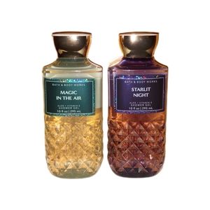NEW Magic in the Air and Starlit Night Shower Gel 2ct. Bath and Body Works